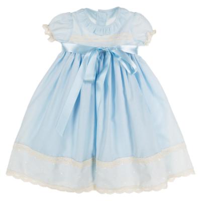Picture of ACH Baby Gown & Bonnet Set X 2 - Blue Cream