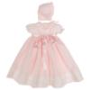 Picture of ACH Baby Gown & Bonnet Set X 2 - Pink White