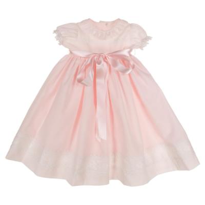 Picture of ACH Baby Gown & Bonnet Set X 2 - Pink White