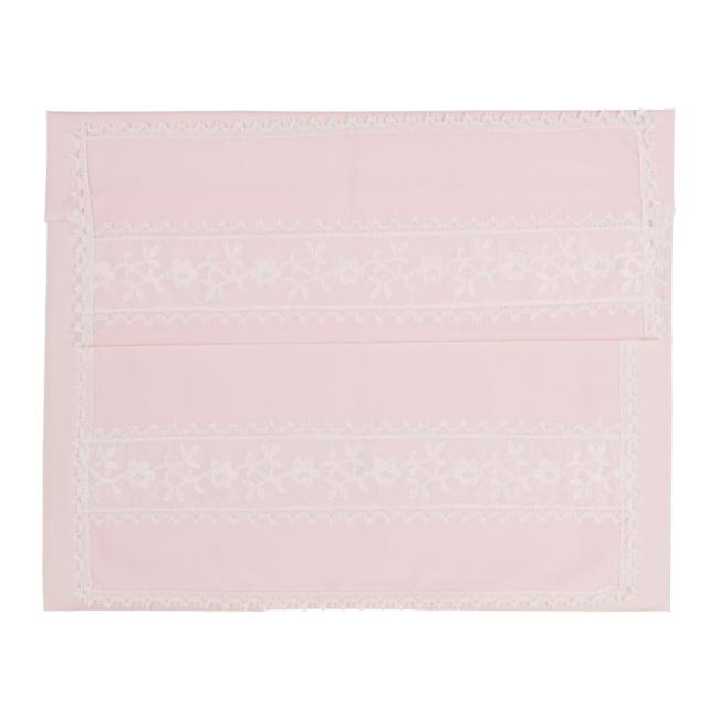 Picture of ACH Baby Carry Cot Bedding Set X 3 - Pink White