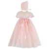 Picture of ACH Baby Gown & Bonnet Set X 2 - Pink White