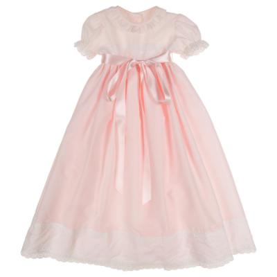 Picture of ACH Baby Gown & Bonnet Set X 2 - Pink White
