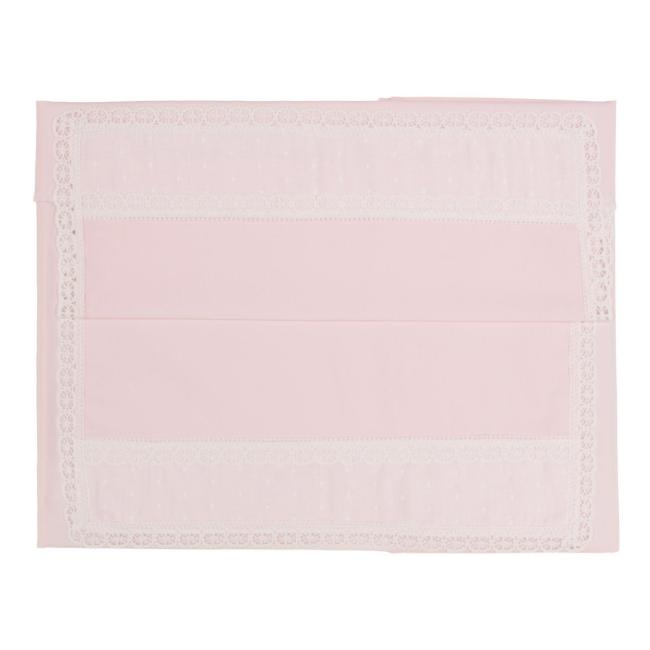 Picture of ACH Baby Carry Cot Bedding Set X 3 - Pink White