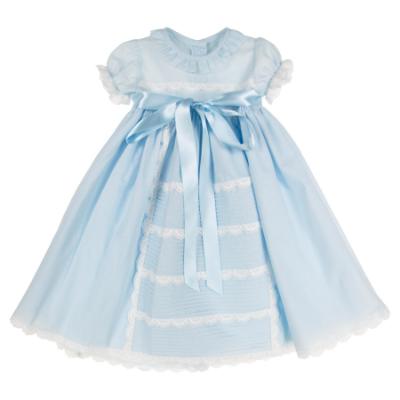 Picture of ACH Baby Gown & Bonnet Set X 2 - Blue White