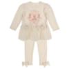 Picture of Jamiks Kids Girls Tamay Ballerina Tunic & Legging Set  - Ivory Pink