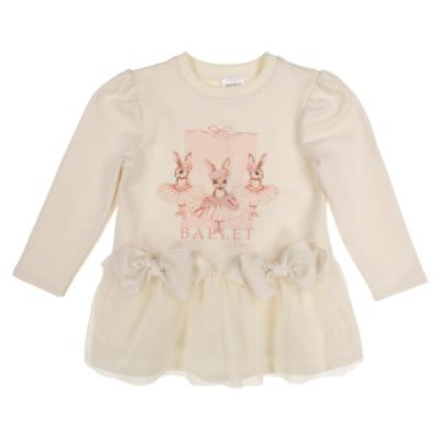 Picture of Jamiks Kids Girls Tamay Ballerina Tunic & Legging Set  - Ivory Pink