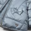 Picture of Mayoral Toddler Girls Winter Reversible Faux Fur Jacket - Blue Bell
