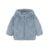 Picture of Mayoral Toddler Girls Winter Reversible Faux Fur Jacket - Blue Bell