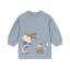 Picture of Mayoral Toddler Girls Winter Fleece Jersey Dress - Blue Opal