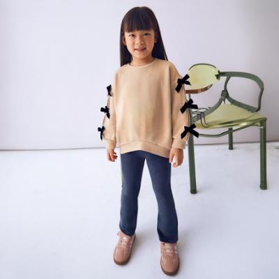 Picture of Mayoral Girls Winter Bow Detail Sweater & Leggings Set X 2 - Navy Blue