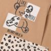 Picture of Mayoral Girls Winter I Like You Top & Legging Set X 2 - Beige Black