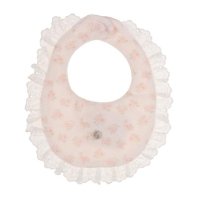 Picture of Deolinda Baby Girls Donna Floral Bib - Pink