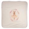Picture of Jamiks Kids Baby Girls Eugenie Ballerina Babygrow Hat Swaddle Bib Velour Set X 4 - Ivory Pink