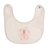 Picture of Jamiks Kids Baby Girls Eugenie Ballerina Babygrow Hat Swaddle Bib Velour Set X 4 - Ivory Pink