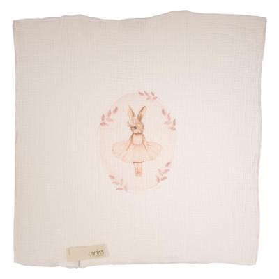 Picture of Jamiks Kids Baby Girls Eugenie Ballerina Organic Muslin Gift Set X 2 - Pink Beige