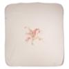 Picture of Jamiks Kids Baby Girls Reese Unicorn Babygrow Hat Swaddle Bib Velour Set X 4 - Ivory Pink