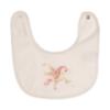 Picture of Jamiks Kids Baby Girls Reese Unicorn Babygrow Hat Swaddle Bib Velour Set X 4 - Ivory Pink
