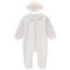 Picture of Sofija Baby Sabrina Collection Heart Tulle Babygrow With Headband Set X 2 - Ivory
