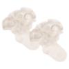 Picture of Beau KiD Girls Ruffle Ribbon & Tulle Ankle Socks - Ivory