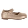 Picture of Beau KiD Girls Easy On Detachable Satin Bow Mary Jane Shoe  - Metallic Gold Leather