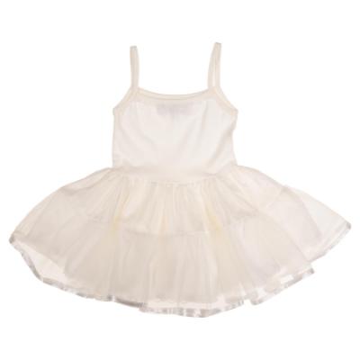 Picture of Beau KiD Girls Cotton Ruffle Petticoat With Tulle & Lace - Ivory
