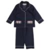 Picture of Beau KiD Boys Smocked Pyjamas Set X 2 - Navy Blue