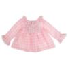 Picture of Beau KiD Baby Girls Check Pyjamas Set X 2 - Pink White
