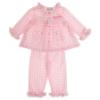 Picture of Beau KiD Girls Check Pyjamas Set X 2 - Pink White