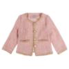 Picture of Beau KiD Girls Tweed Skirt Blouse & Jacket Set  X 3 - Pink White