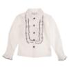 Picture of Beau KiD Girls Tweed Skirt Ruffle Blouse & Jacket Set  X 3 - Ivory