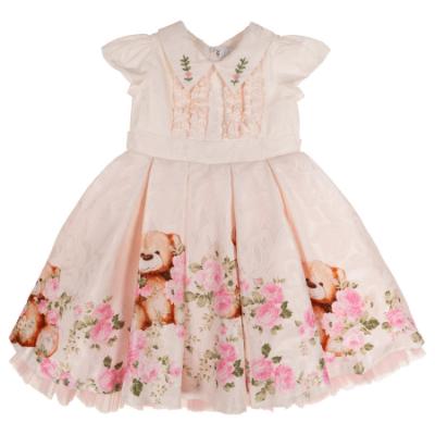 Picture of Beau KiD Girls Ruffle Bodice Teddy Dress - Ivory