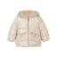 Picture of Mayoral Toddler Girls Winter Reversible Faux Fur Jacket - Beige