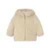 Picture of Mayoral Toddler Girls Winter Reversible Faux Fur Jacket - Beige