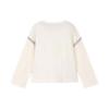 Picture of Mayoral Girls Winter Enjoy Yourself Top & Velour Leggings Set X 2 - Ivory Black