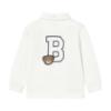 Picture of Mayoral Toddler Boys Winter Polo Top With Teddy Applique - Ivory