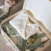 Picture of Mayoral Newborn Baby Winter Hat Bib Onesie Gift Set X 3 - Ivory Sage Green