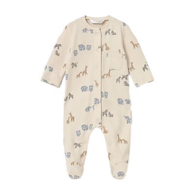 Picture of Mayoral Newborn Baby Winter Set of Onesies Gift Set X 2 - Beige Blue Bell