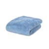 Picture of Mayoral Newborn Baby Winter Faux Fur Pom Pom Blanket - Blue Bell