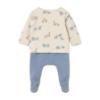 Picture of Mayoral Newborn Baby Winter Safari Top & Legging Gift Set X 2 - Blue Bell