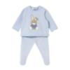 Picture of Mayoral Newborn Baby Winter Bunny Top & Legging Set X 2 - Pale Blue