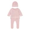 Picture of Mayoral Newborn Baby Winter Set Top Leggings Hat Gift Set X 3 - Quartz Pink