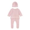 Picture of Mayoral Newborn Baby Winter Set Top Leggings Hat Gift Set X 3 - Quartz Pink
