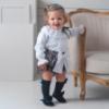 Picture of PRE ORDER Rochy Baby Girls Vintage Chains Collection Jam Pant Set X 2 - White Navy