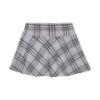 Picture of Mayoral Girls Winter Top & Check Skirt Set X 2 - Ivory Pink Silver Grey