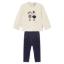 Picture of Mayoral Toddler Girls Winter Girlie Top & Velour Leggings Set X 2 - Ivory Navy