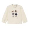 Picture of Mayoral Toddler Girls Winter Girlie Top & Velour Leggings Set X 2 - Ivory Navy