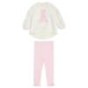 Picture of Caramelo Kids Girls Winter Snow Globe Hi Lo Tunic Legging Set X 2 - Ivory Pink
