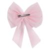 Picture of Caramelo Kids Girls Large Tulle & Pearls Hair Bow with Clip - Pink
