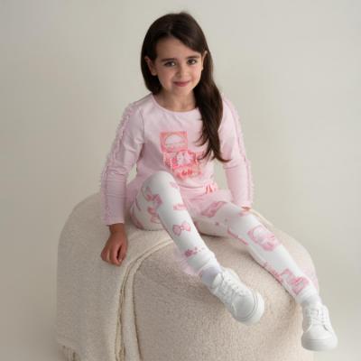Picture of Caramelo Kids Girls Winter Jewellery Box Tunic & Legging Set X 2 - Pink