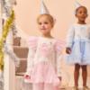 Picture of Caramelo Kids Girls Winter Royal Magic Tunic & Legging Set X 2 - Ivory Pink Silver